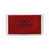 IMPRINTED Red Premium Microfiber Cloth-In-Case (100 per box / Minimum order - 5 boxes) 